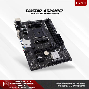 Gaming Unit AMD Ryzen 5 5600G @3.9Ghz Biostar A520MHP AM4 Socket Team Group 8GB DDR4 120GB SSD YGT Top One 750W YGT Mars 6 Generic Casing (Game Ready)