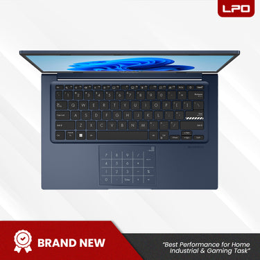 LPO Laptop Asus Vivobook 14 X1404V Intel Core i5-1334U @4.6Ghz 256GB SSD 4GB + 8GB(on board) DDR4 Intel Iris Xe 14.0 inch FHD Windows 11 Home