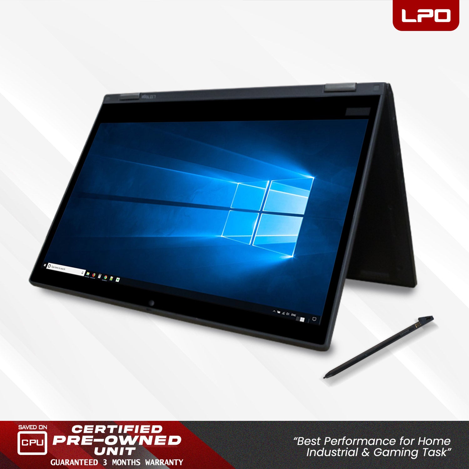 Laptop Lenovo Thinkpad L13 Yoga Intel Core i5-10210U 1.60Ghz 16GB DDR4 256GB NVMe SSD Intel UHD 13.3