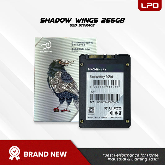 Ready to Build: 256GB SSD Shadow wings
