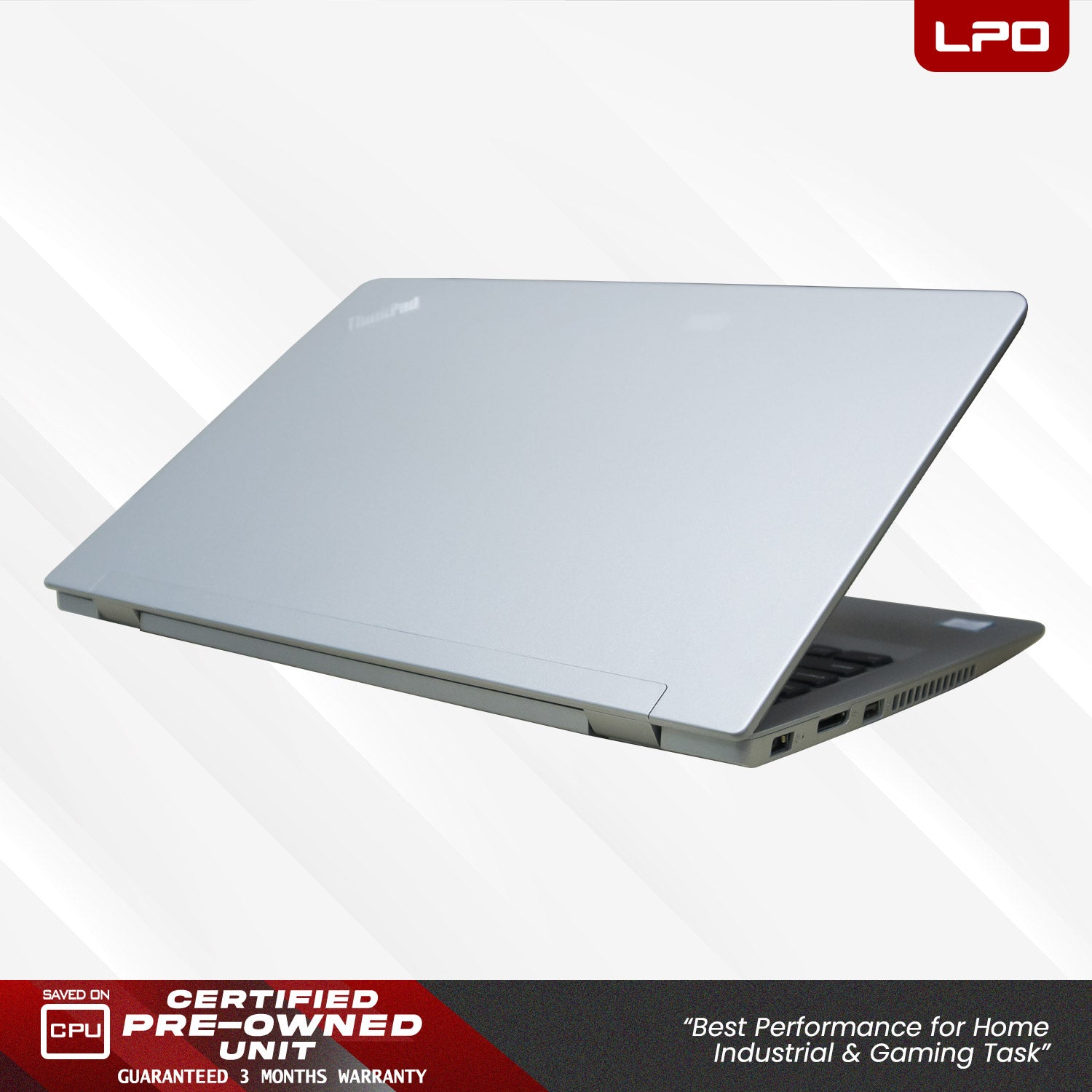 LPO Laptop Lenovo Thinkpad 13 Intel® Core™ i5-6200U CPU @2.30GHz 8GB DDR4 256GB SSD Windows 10 Pro 13