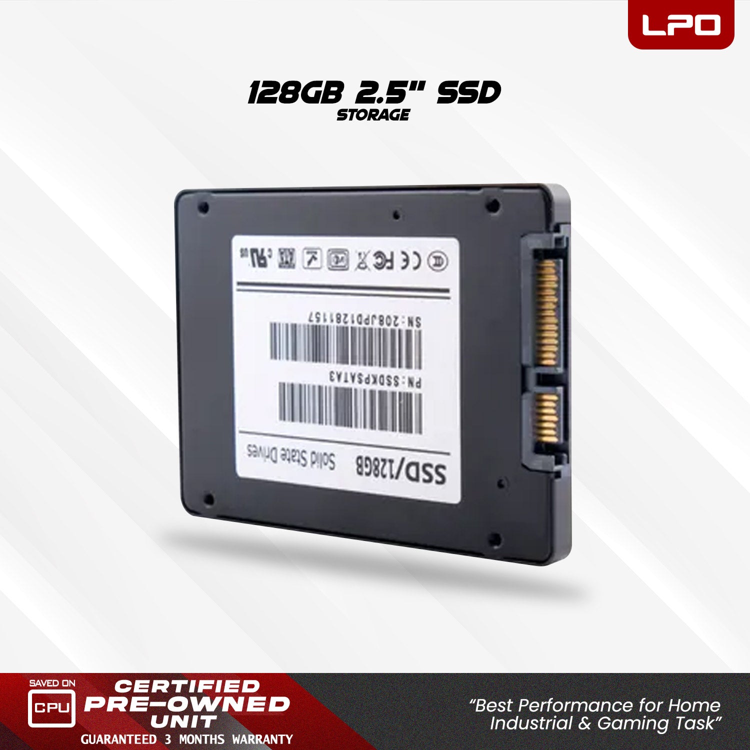 Gaming unit AMD Ryzen 3 3200G @3.6GHz Whalekom B450M V1 AM4 Socket Whalekom 16GB (2x8GB) 3200MHz DDR4 128GB 2.5