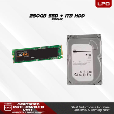 Gaming Desktop Computer Intel Core i5-9400 2.90Ghz B365M D3H-CF LGA 1151 Socket Motherboard RX 570 8GB GDDR5 OC 64GB DDR4 250GB SSD + 1TB HDD 24