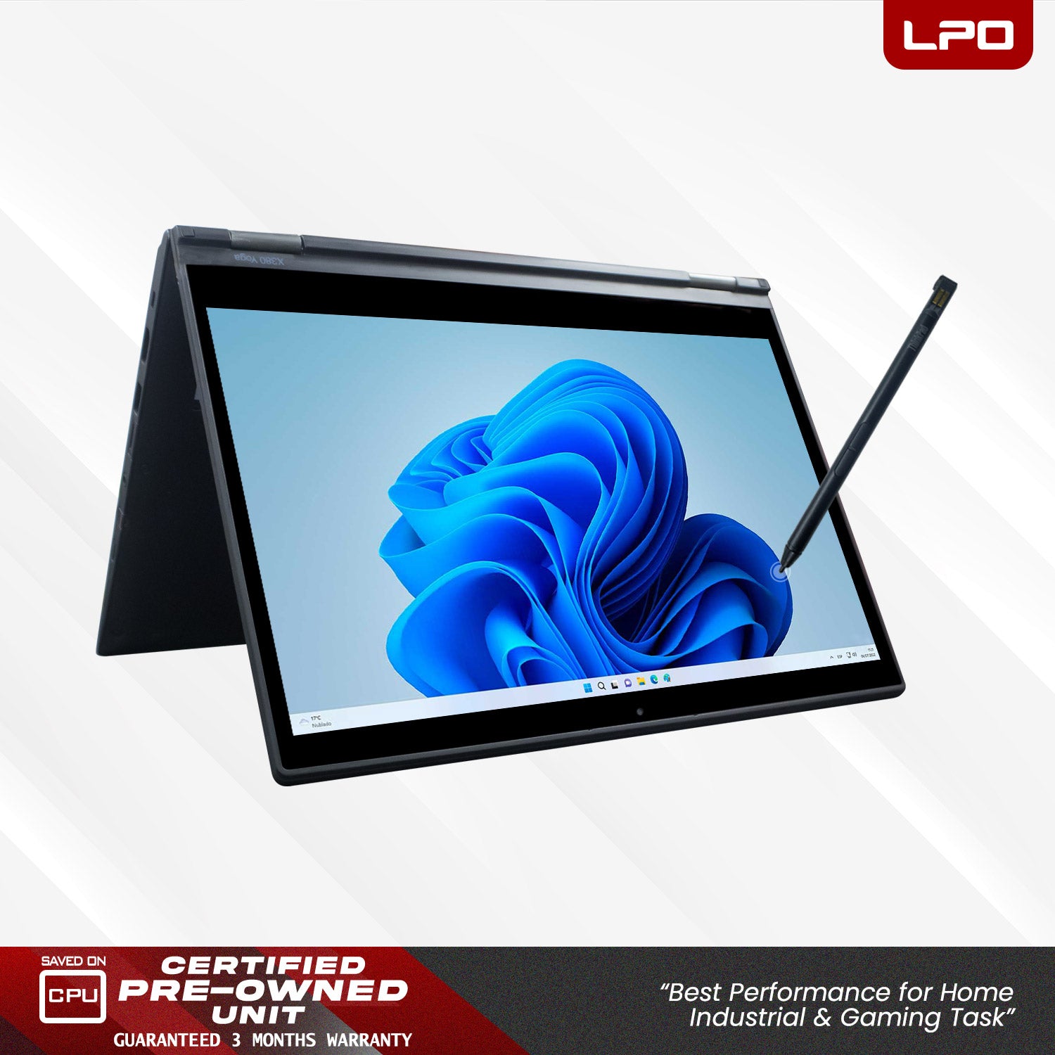 Laptop Lenovo Thinkpad X380 Yoga Intel Core i5-8350U 1.70Ghz 8GB DDR4 256GB SSD Intel UHD 620 14.0