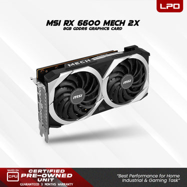 Gaming Desktop Computer AMD Ryzen 5 5600X @4.6Ghz B550M Elite AM4 Socket RX6600 Mech 2x 8GB GDDR6 Trident Z RGB 16GB DDR4 256GB 2.5