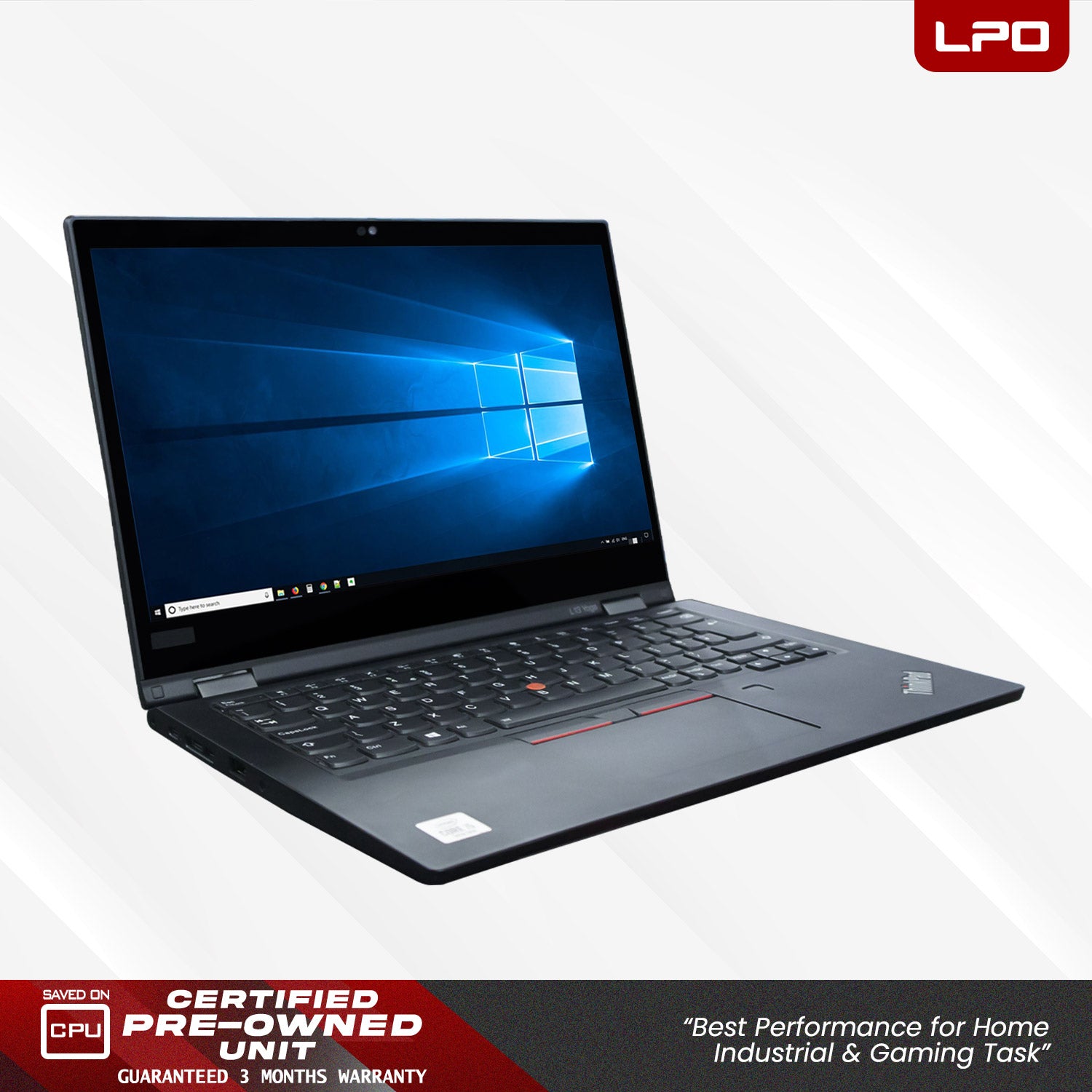 Laptop Lenovo Thinkpad L13 Yoga Intel Core i5-10210U 1.60Ghz 16GB DDR4 256GB NVMe SSD Intel UHD 13.3